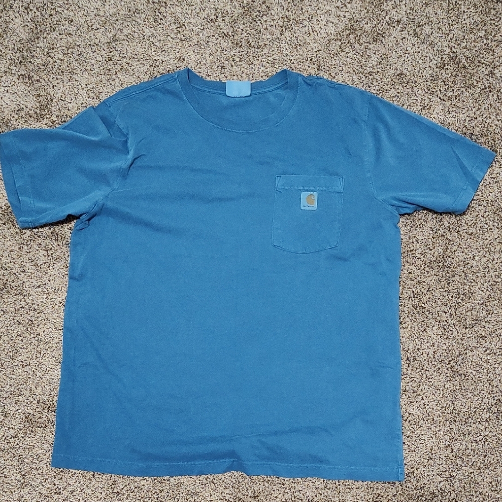 Carhartt Blue Short Sleeve Pocket Tee